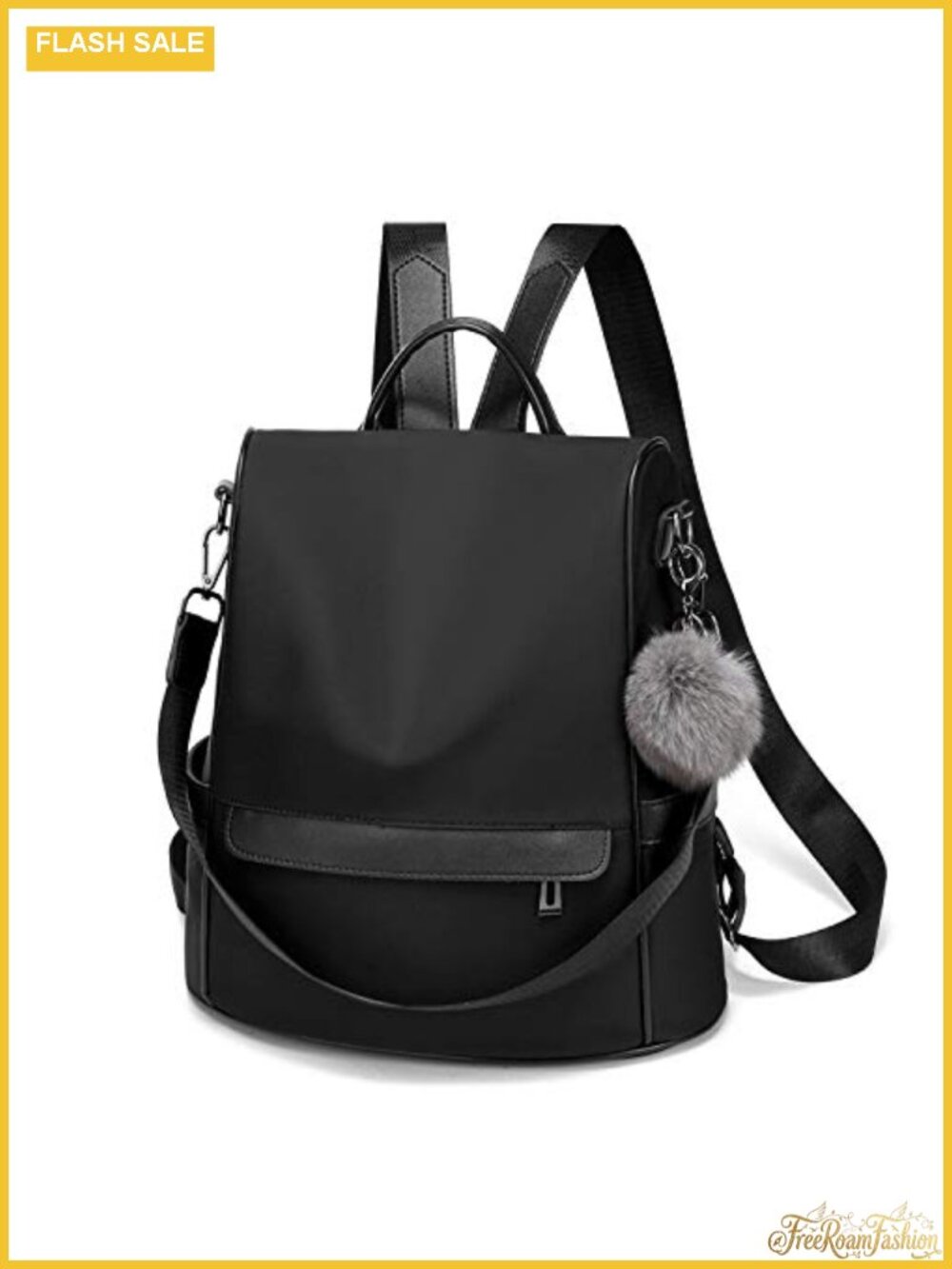 Women's Nylon Anti-theft Lightweight Travel Backpack Purse